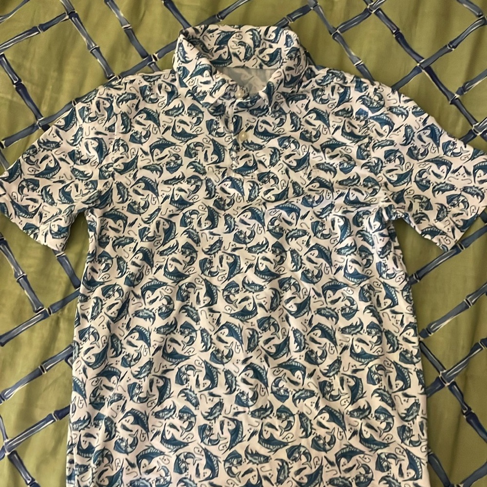 Southern Tide boys polo with fish